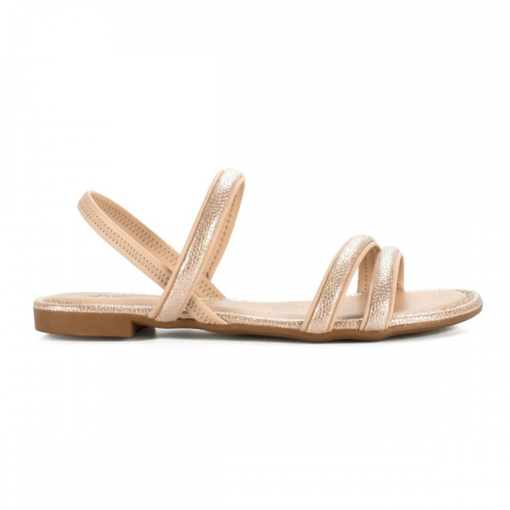Sandalia Mississipi Mf652 Rasteira Feminino Dourado 3