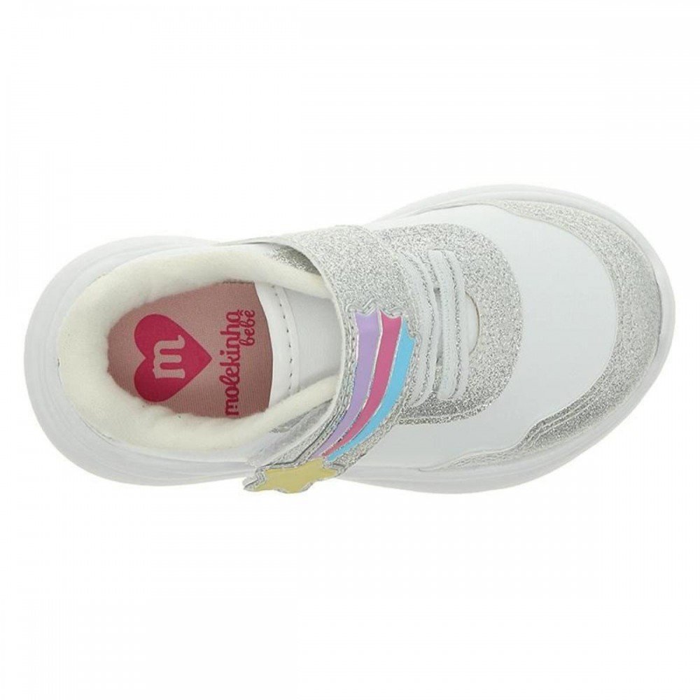 Tenis Molekinha 2738.104 Infantil Branco 6