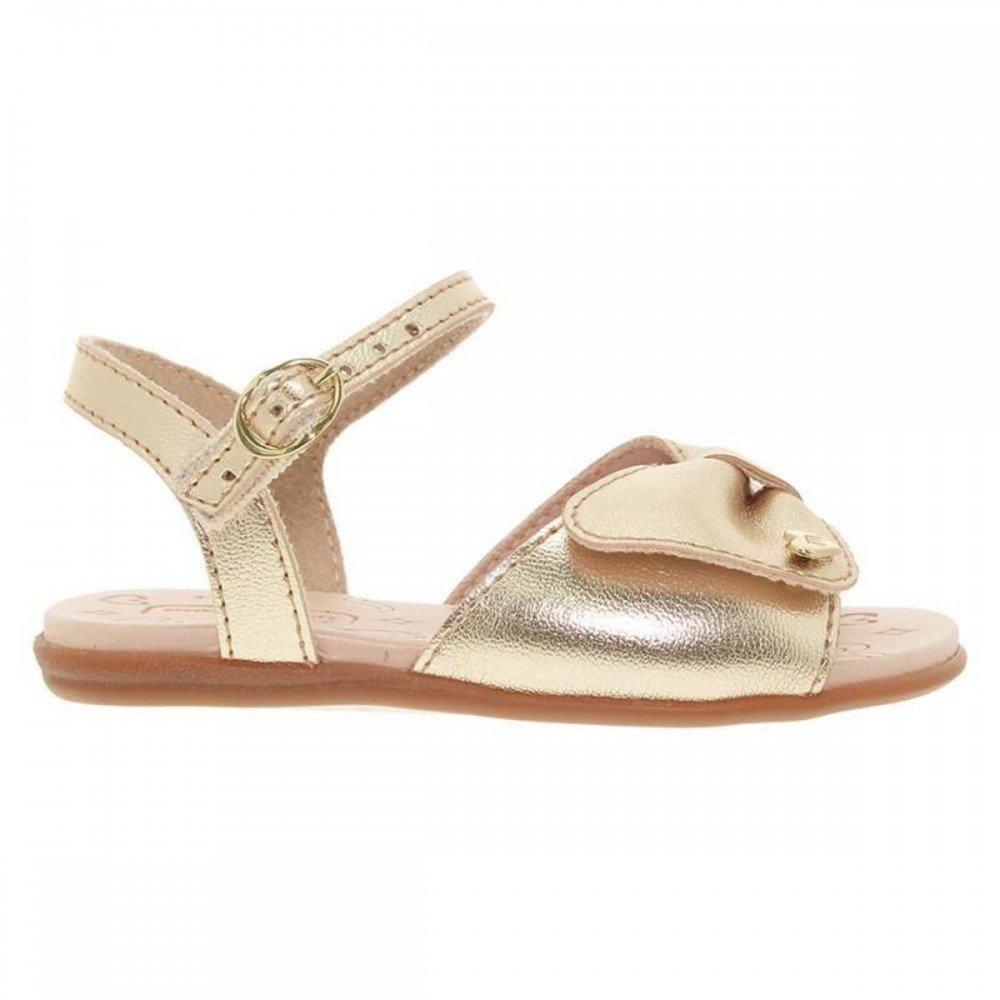 Sandalia Molekinha 2743.103 Infantil Dourado 5