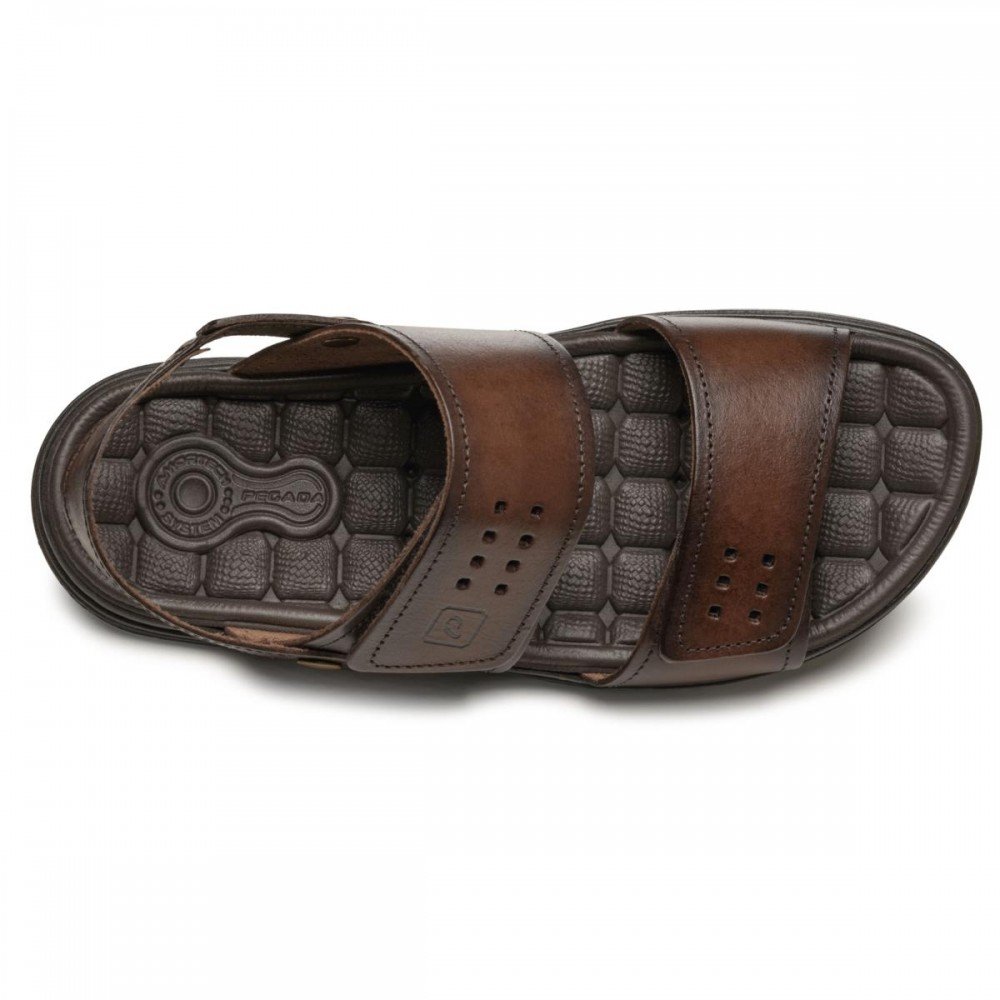 Sandalia Pegada 131288-01 Masculino Marrom 4