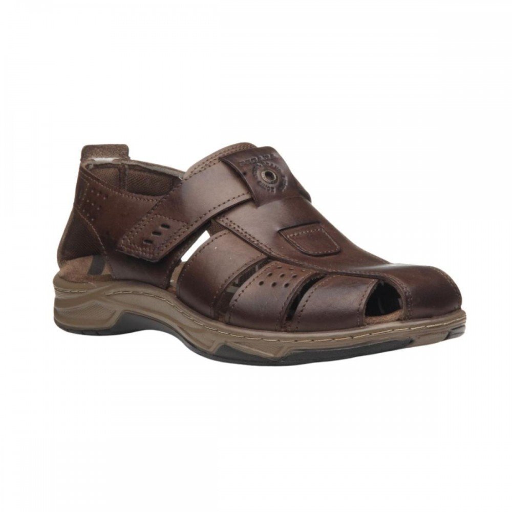 Sandalia Pegada 132255-03 Masculino Marrom 3