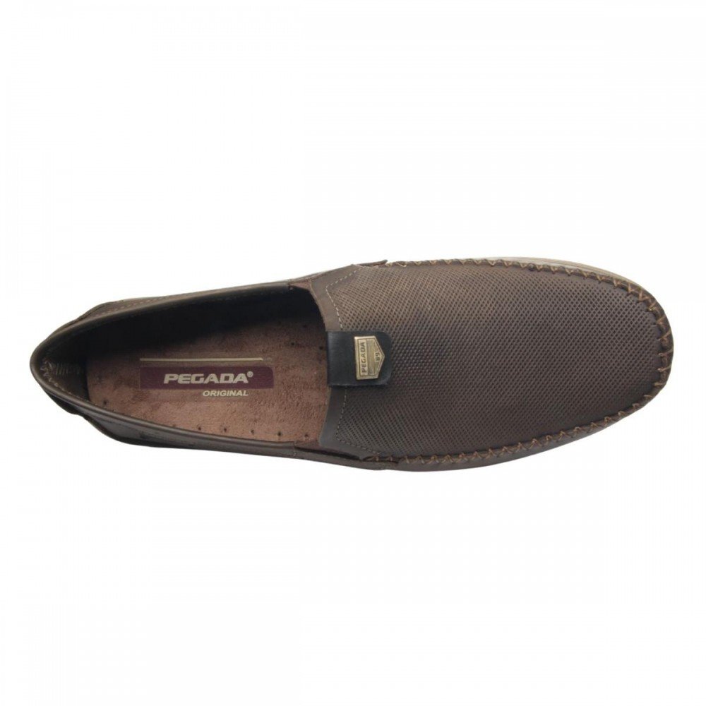 Sapato Pegada 141603-03 Mocassim Masculino Marrom 4