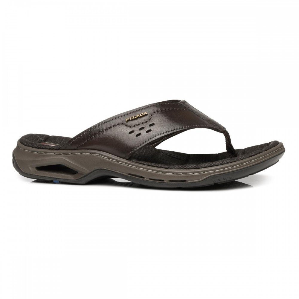 Chinelo Pegada 133235-02 Masculino Marrom 1