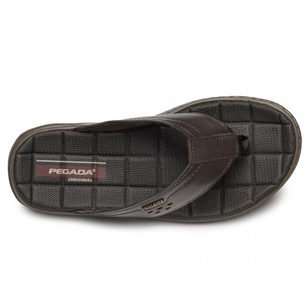 Chinelo Pegada 133235-02 Masculino Marrom 4