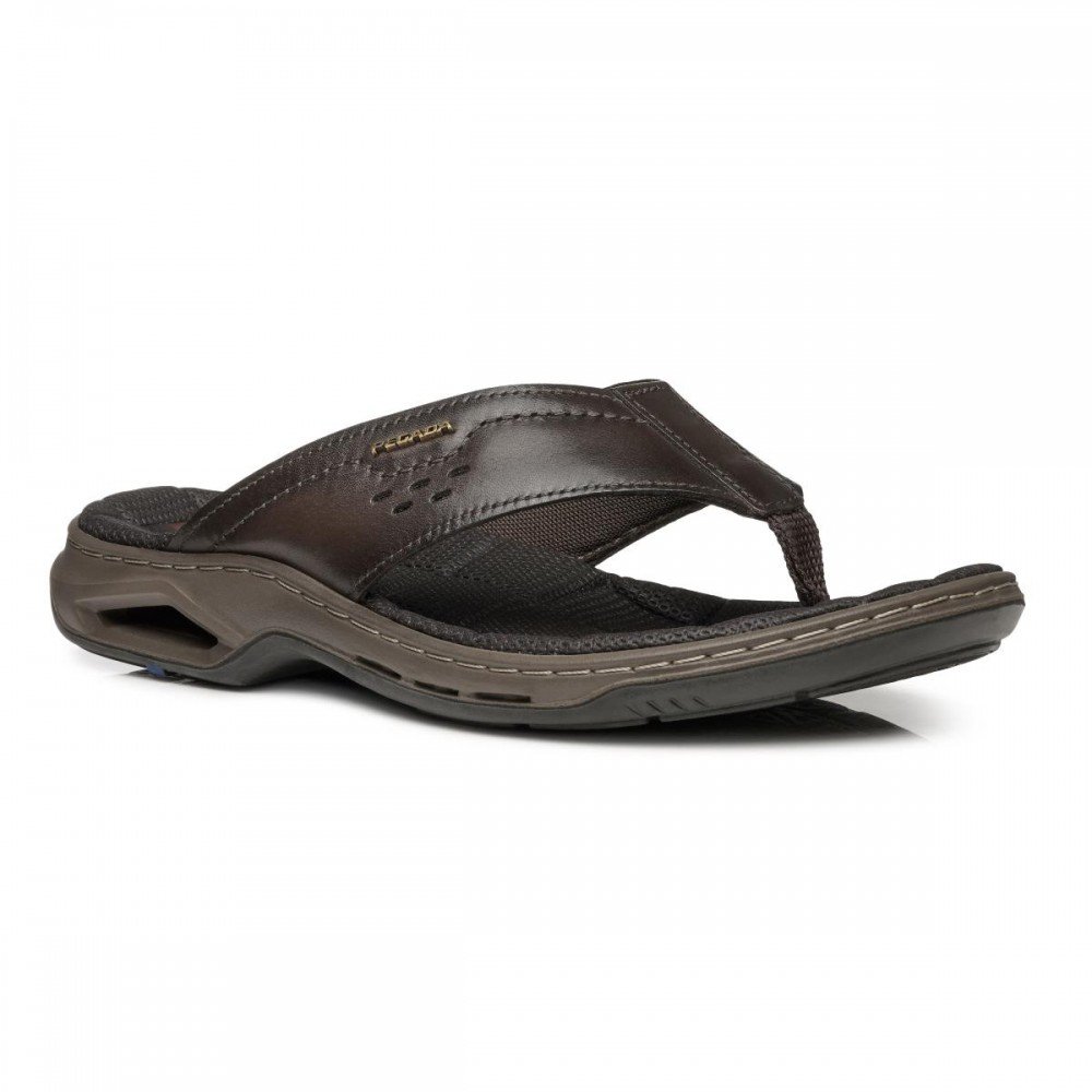 Chinelo Pegada 133235-02 Masculino Marrom 3