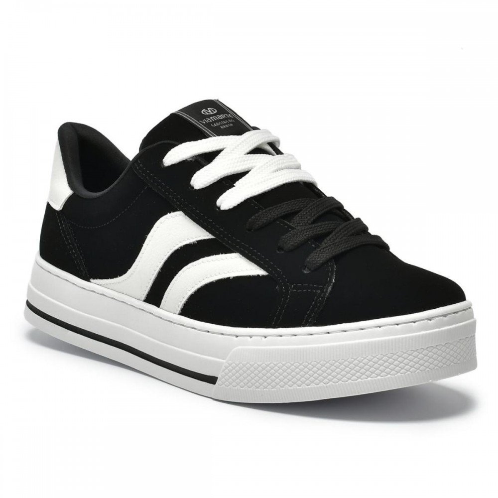 Tenis Via Marte 027-032-05 Flatform Preto