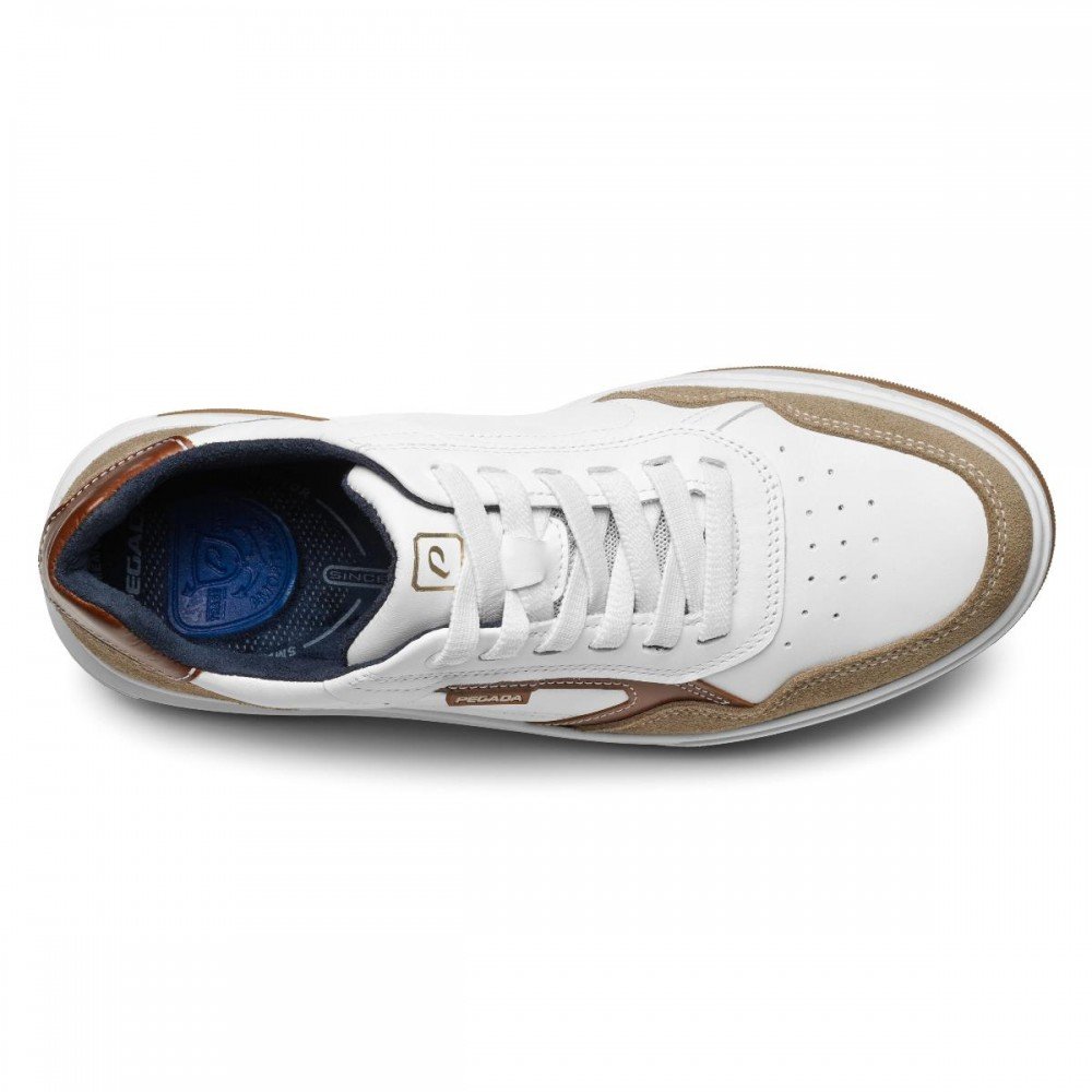 Sapatenis Pegada 111704-09 Masculino Branco 4