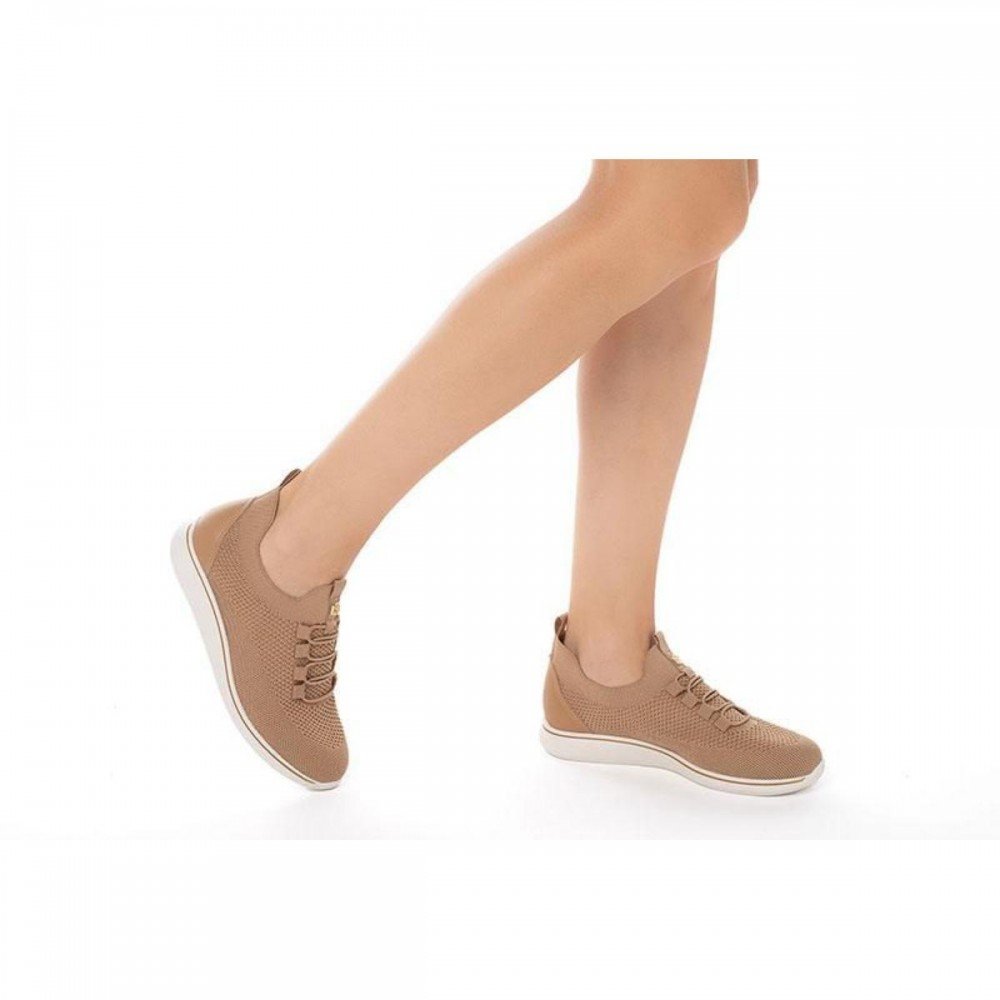 Tenis Modare 7358.236 Calce Fácil Feminino Bege 2
