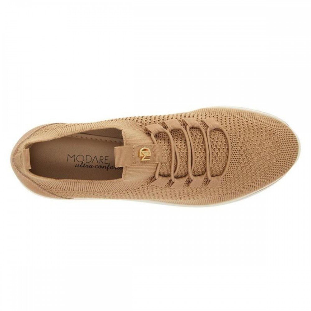 Tenis Modare 7358.236 Calce Fácil Feminino Bege 7