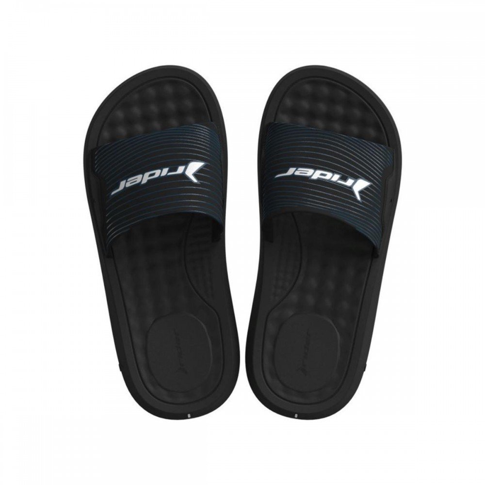 Chinelo Rider 12223bp Step Slide Infantil Preto 2
