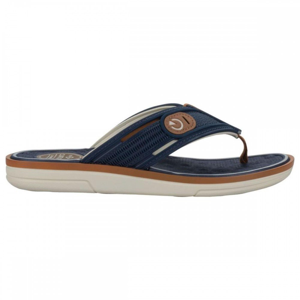 Chinelo Cartago 12531 Lyon iv Dedo Masculino Azul Marinho 2