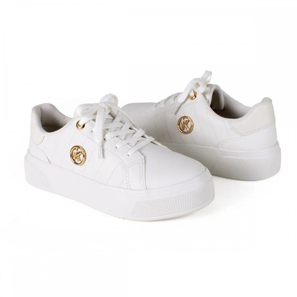 Tenis Kolosh C3541a Flatform Feminino Branco 5