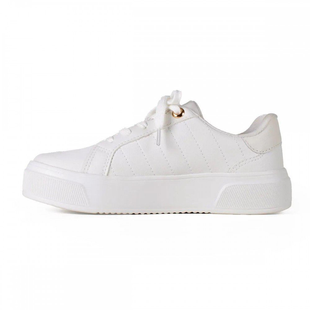 Tenis Kolosh C3541a Flatform Feminino Branco 2