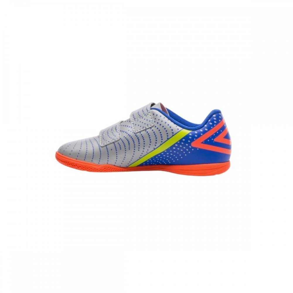 Chuteira Umbro Flip Kids 830 Futsal Indoor Cinza 2