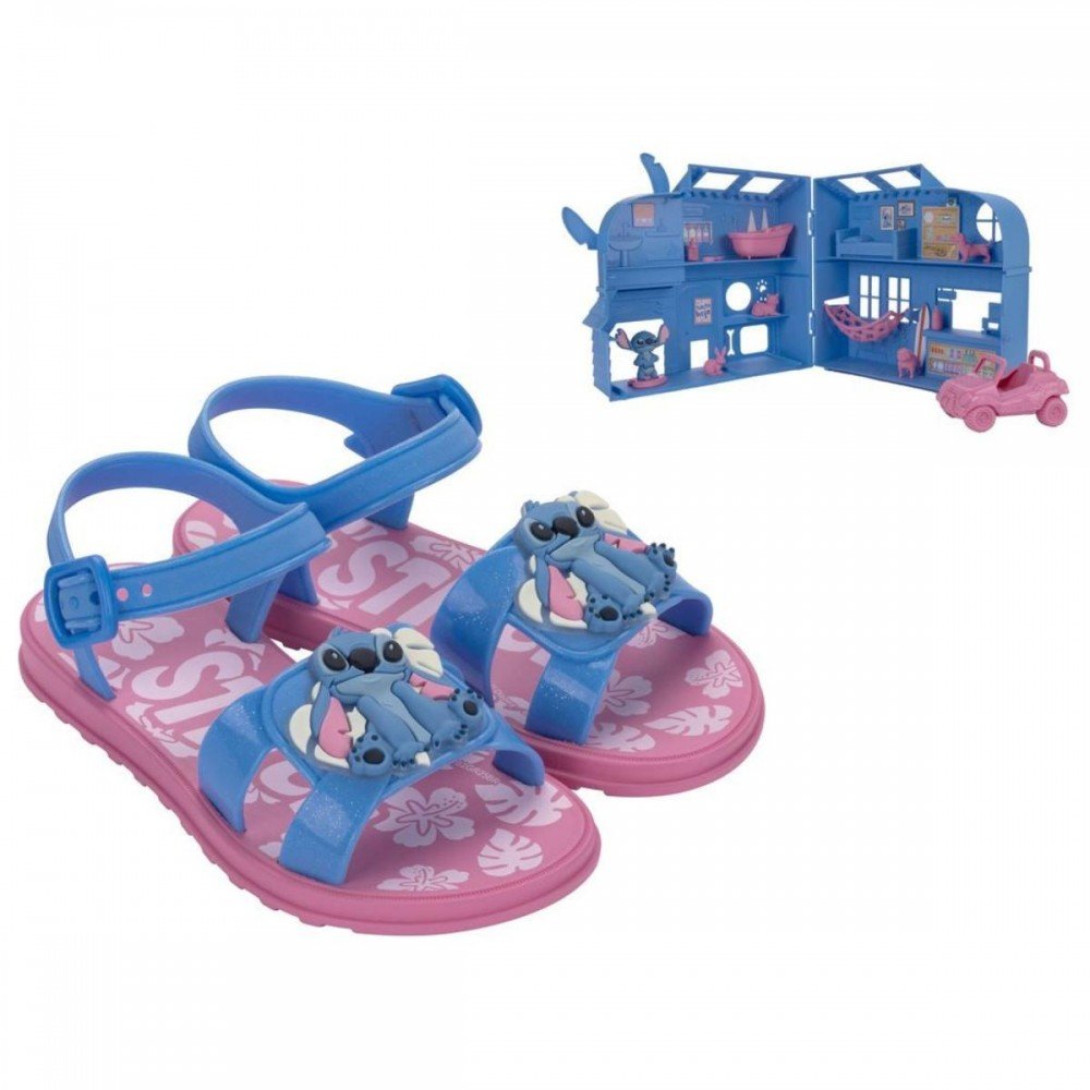 Sandalia Grendene Kids 23321 Stitch Pet Shop Azul 2