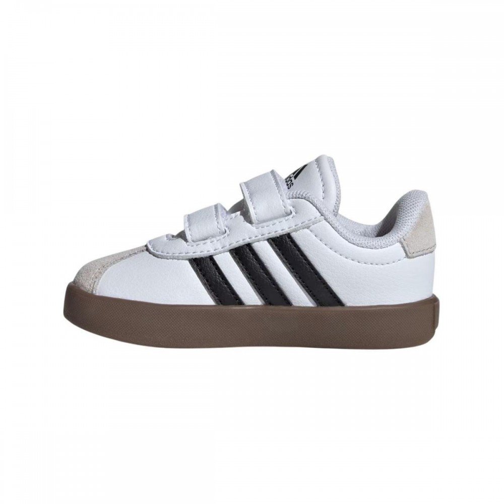 Tenis Adidas vl Court 3.0 Id9157 Kids Preto/Branco 2