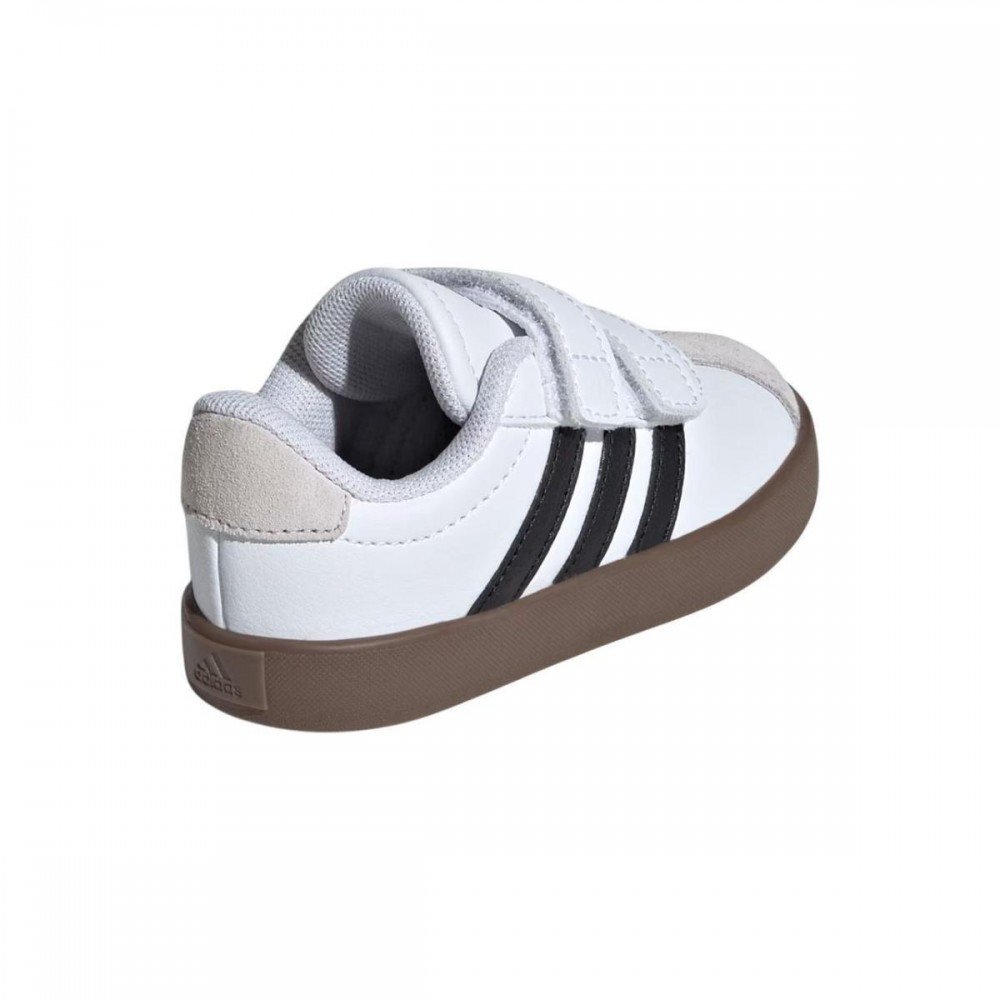Tenis Adidas vl Court 3.0 Id9157 Kids Preto/Branco 4