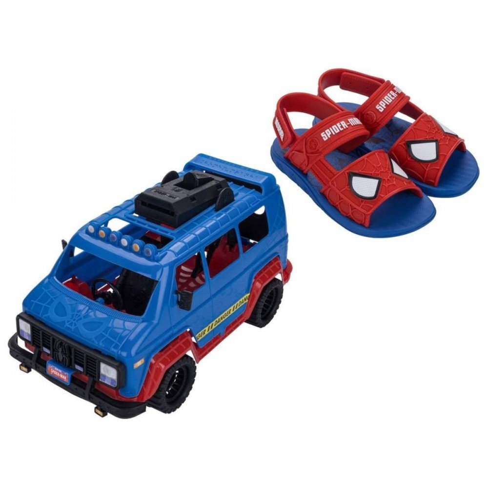 Sandalia Grendene Kids 23222 Homem Aranha Vermelho 2