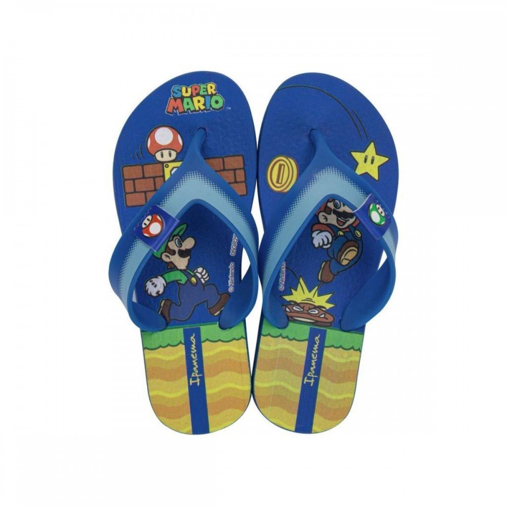 Chinelo Ipanema 27161bp Super Mario Azul 2
