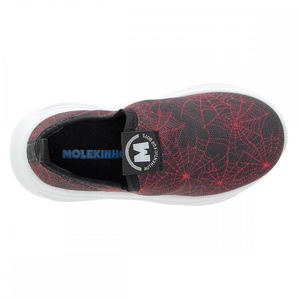Tenis Molekinho 2620.223 Led Calce Facil Menino Infantil Preto 4