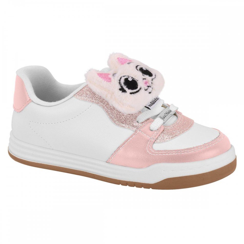 Tenis Molekinha 25000.204 Branco Menina Infantil