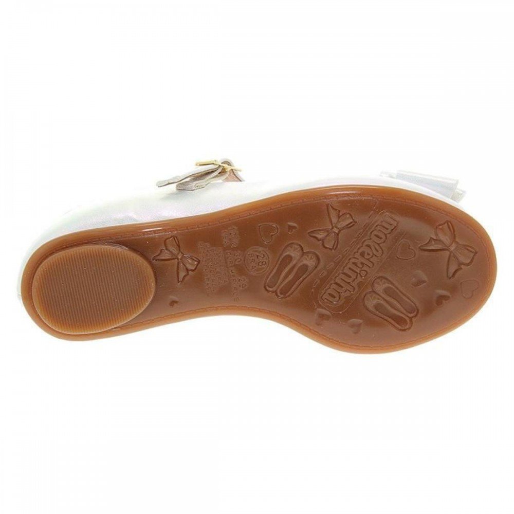 Sapatilha Molekinha 2083.1122.30880 Boneca Tope Infantil Off White 2