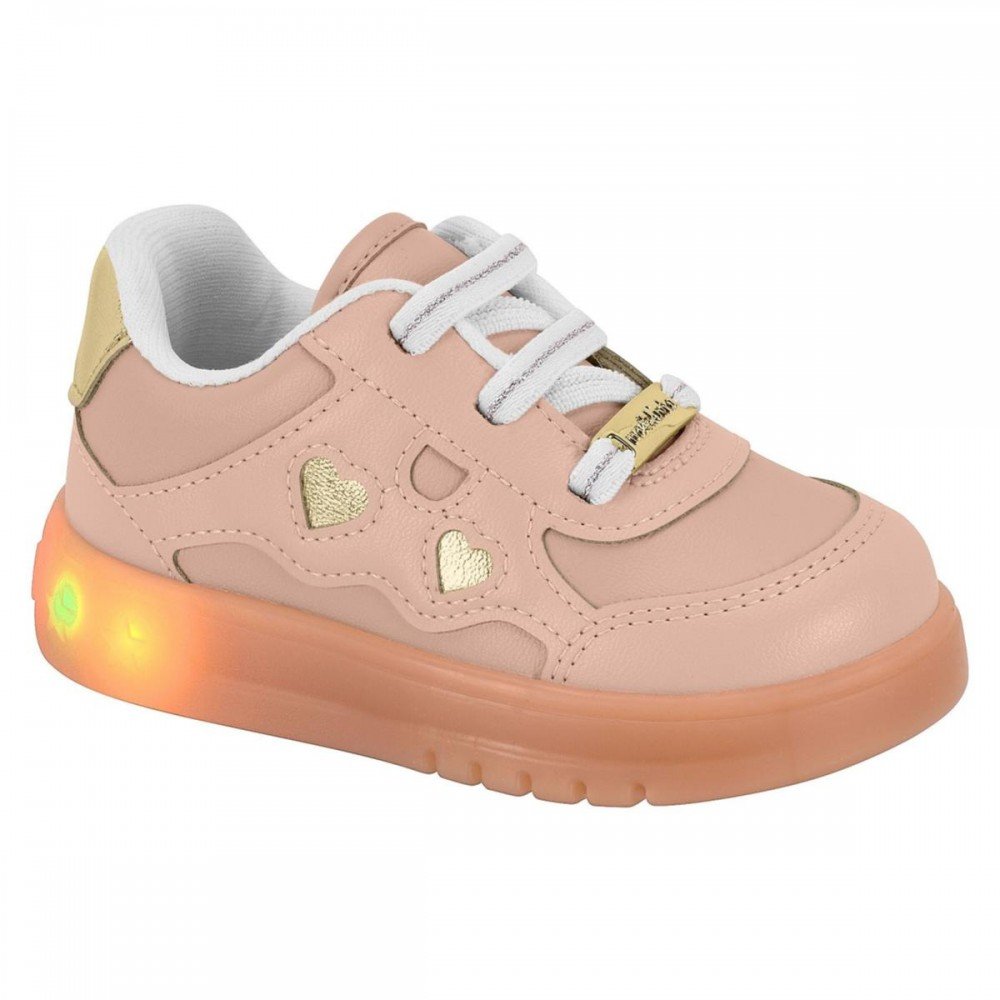 Tenis Molekinha 2742.205 Led Menina Infantil