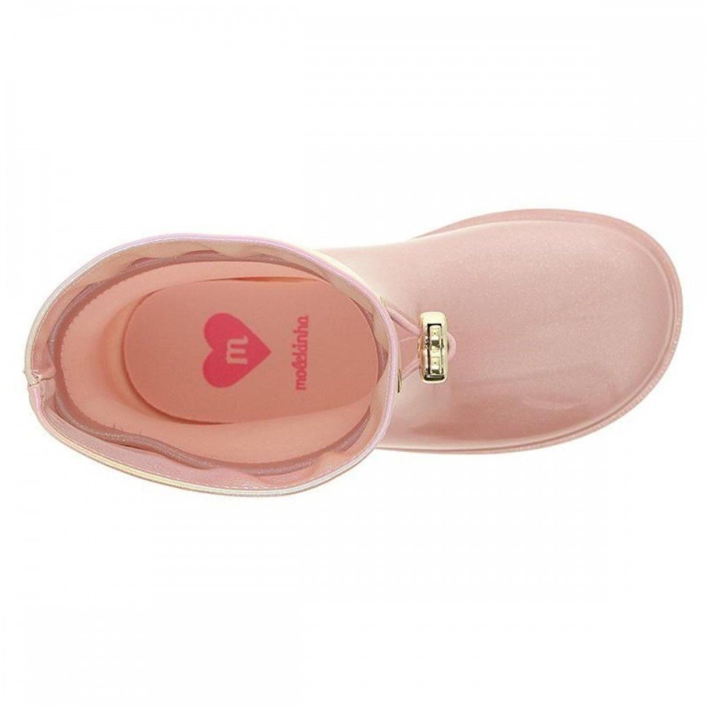 Bota Molekinha 2187.302 Galocha Menina Infantil Rosa 5