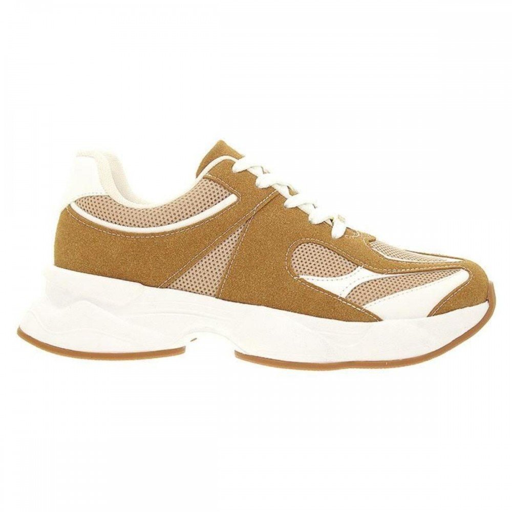 Tenis Vizzano 1478.100 Chunky Camurça Feminino Marrom 4