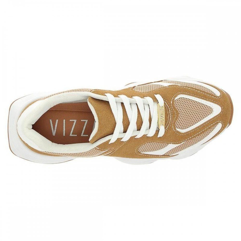 Tenis Vizzano 1478.100 Chunky Camurça Feminino Marrom 6