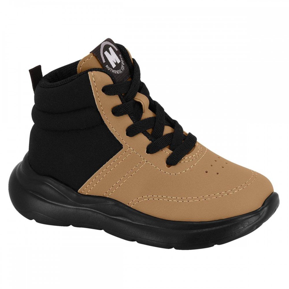 Tenis Molekinho 2641.109 Abotinado Cano Alto Infantil