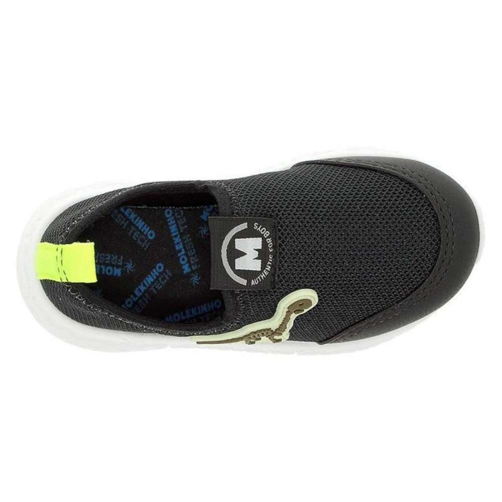 Tenis Molekinho 2609.234 Calce Facil Infantil Preto 5