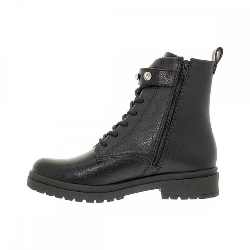 Bota Beira Rio 9093.102 Coturno Tratorado Feminino Preto 2