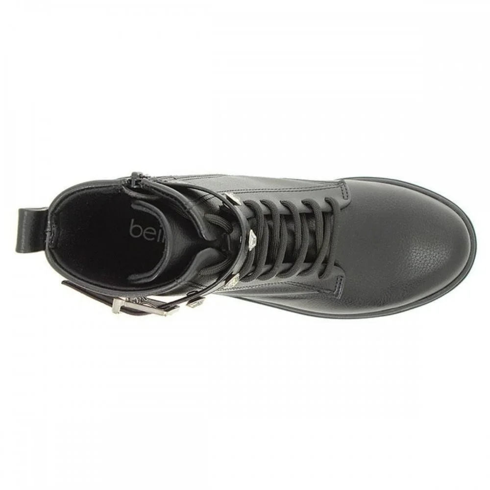 Bota Beira Rio 9093.102 Coturno Tratorado Feminino Preto 6