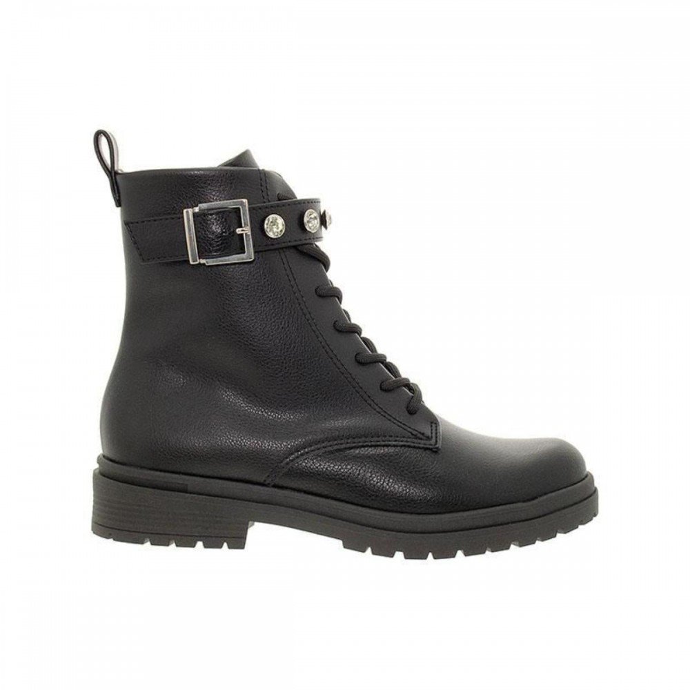 Bota Beira Rio 9093.102 Coturno Tratorado Feminino Preto 4