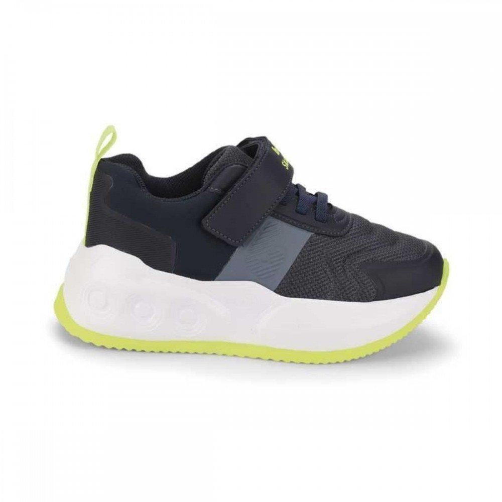 Tenis Bibi Skatenis 1243015 Rodinha Menino Infantil Azul Marinho 5