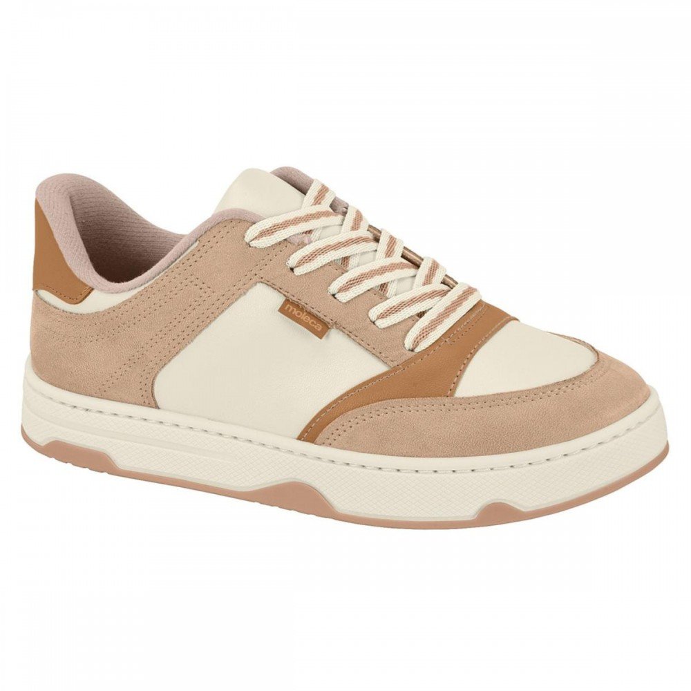 Tenis Moleca 5835.202 Off White Feminino