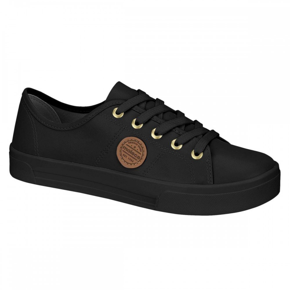 Tenis Moleca 5667.802 Preto Feminino