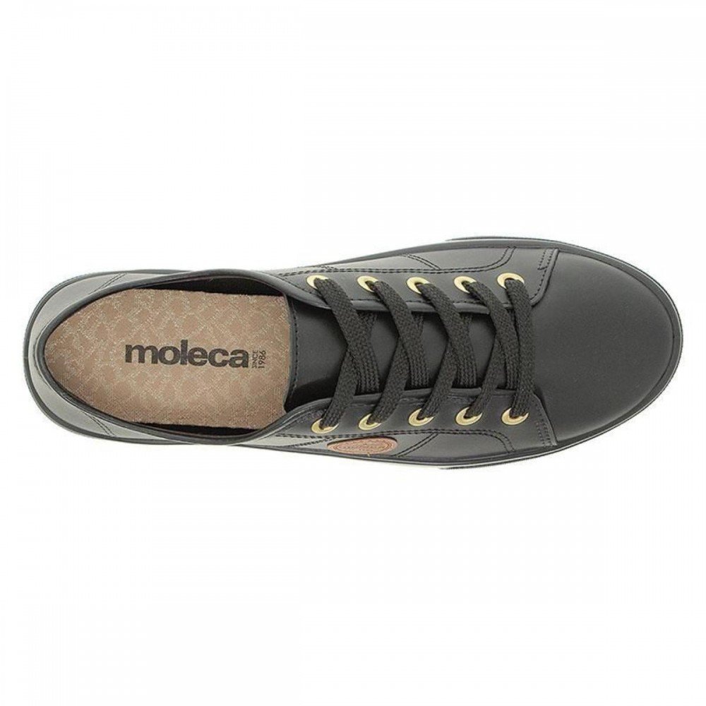 Tenis Moleca 5667.802 Preto Feminino Preto 5