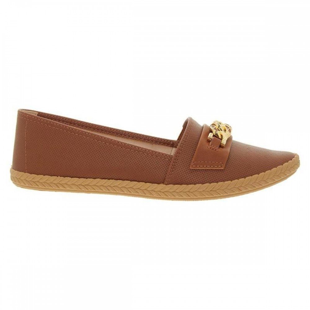 Sapatilha Moleca 5287.1011 Feminino Marrom 4