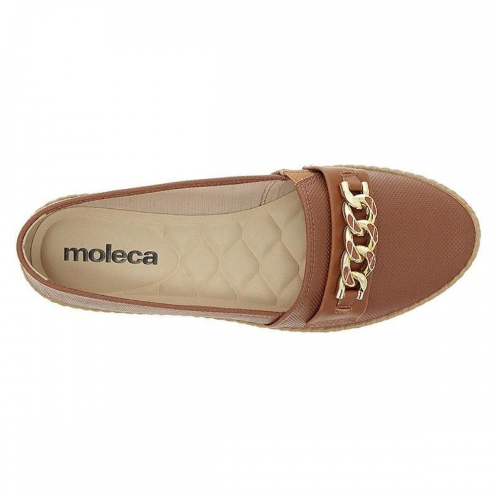 Sapatilha Moleca 5287.1011 Feminino Marrom 5