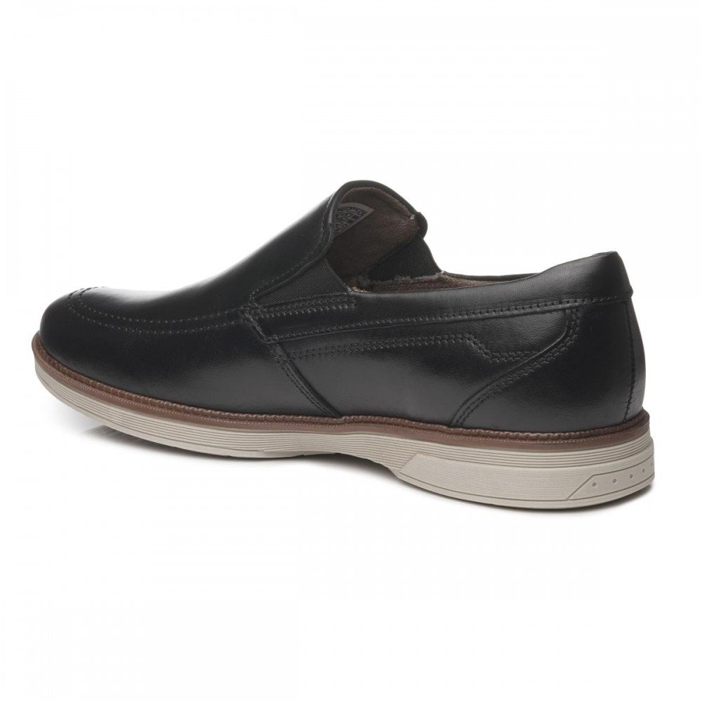 Sapato Pegada 126703-01 Masculino Preto 2