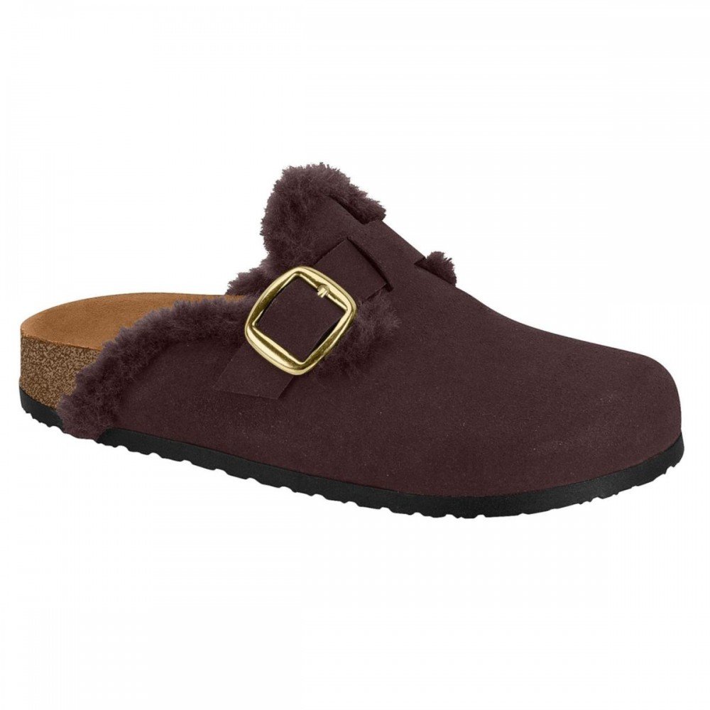 Clog Beira Rio 4336.102 Forrado Lã Pelo Feminino