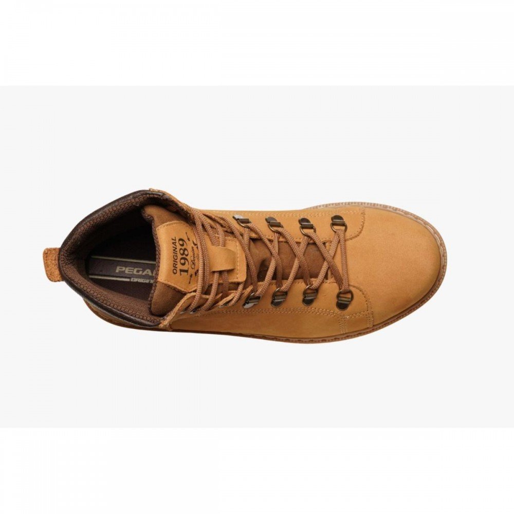 Bota Pegada 181512-05 Coturno Worker Masculino Bege 4