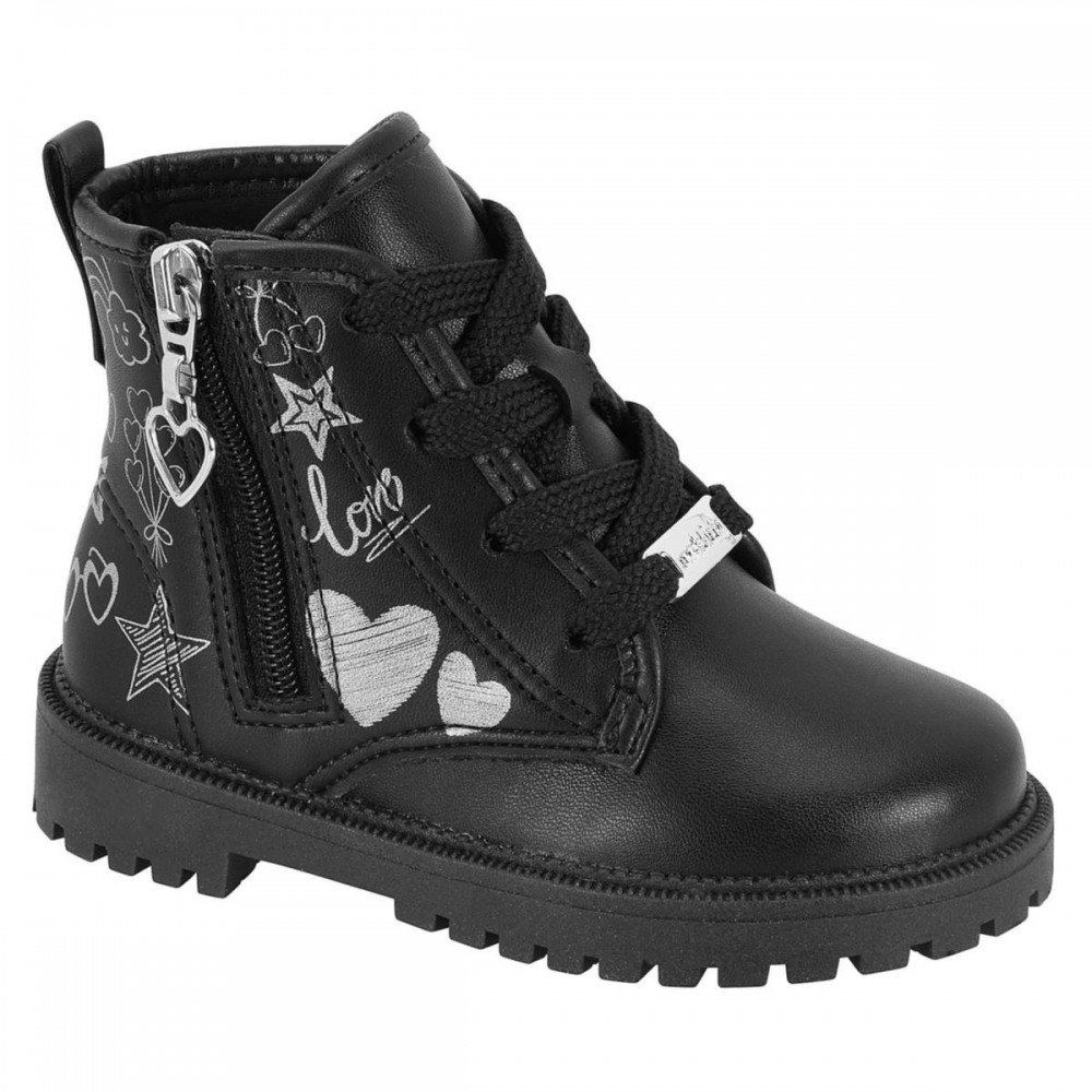 Bota Molekinha 2126.534 Coturno Menina Infantil
