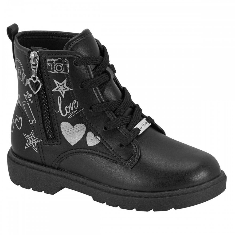 Bota Molekinha 2164.142 Coturno Menina Infantil