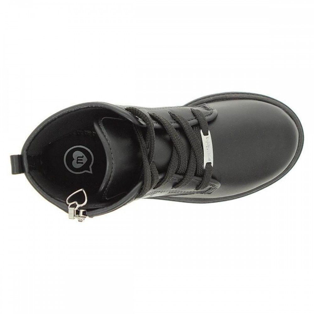 Bota Molekinha 2164.142 Coturno Menina Infantil Preto 4