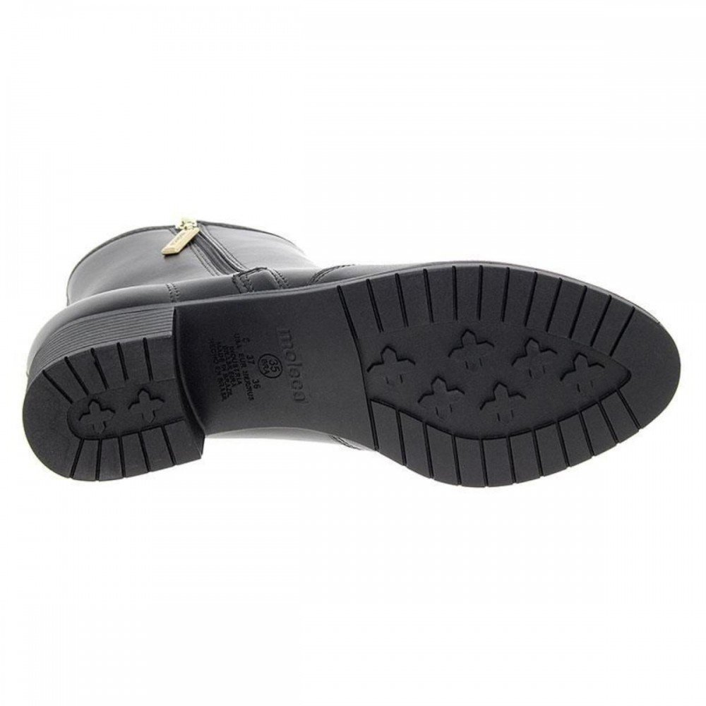 Bota Moleca 5346.107 Cano Curto Feminino Preto 6