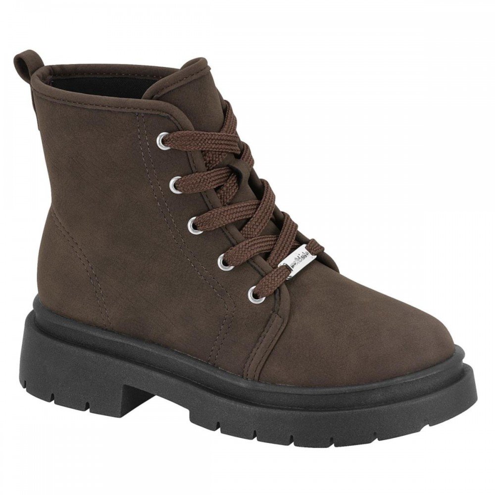 Bota Molekinha 2182.100.31230 Coturno Camurça Infantil