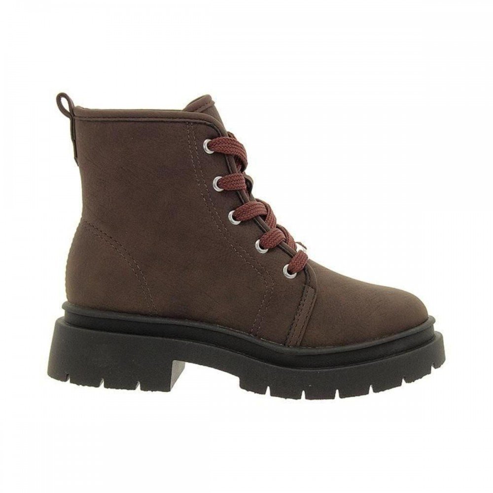 Bota Molekinha 2182.100.31230 Coturno Camurça Infantil Marrom 3